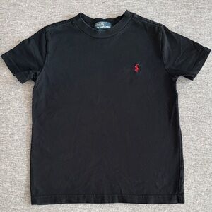Polo by Ralph Lauren Black Tee with Red Logo - 5